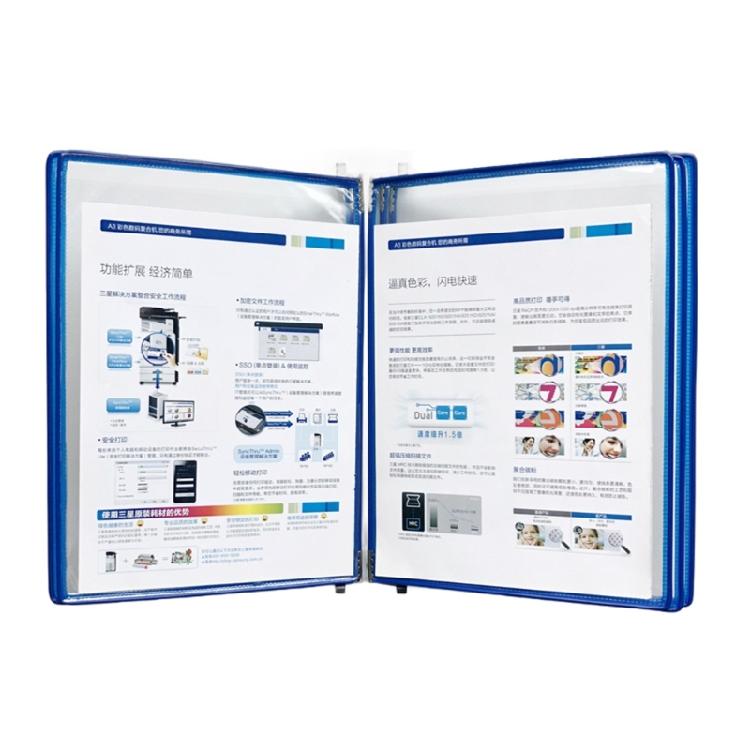 Wall Reference Organizer with 5 Easy-Loading Pocket for Workshop