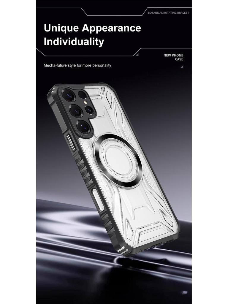 Cross-border Battle Shadow Magnetic Case for Samsung S26 Ultra Galaxy A56 A16 - Drop-proof CD Pattern and Protection