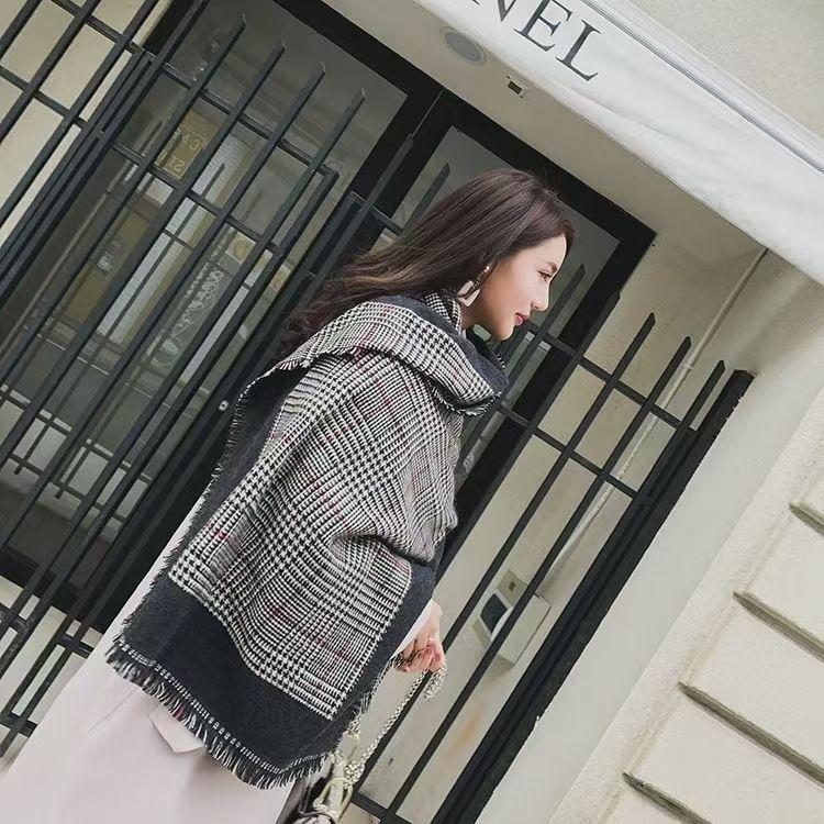 Houpačka a zimní módní pánský šátek z čisté vlny Qiandongge, šátek, dvouúčelový