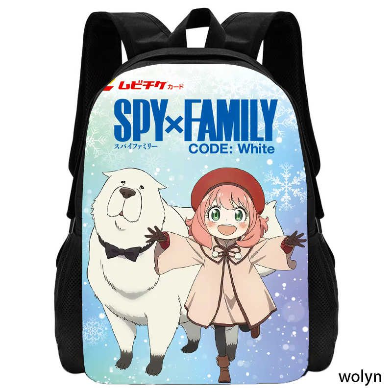 Spy Schoolbag Cartoon Anime Backpack Family Backpack,Light Weight Schoolbag Mochila Backpacks for Children's Bags for Girls