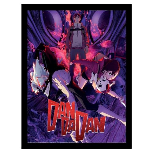 Dandadan Flames Framed Poster