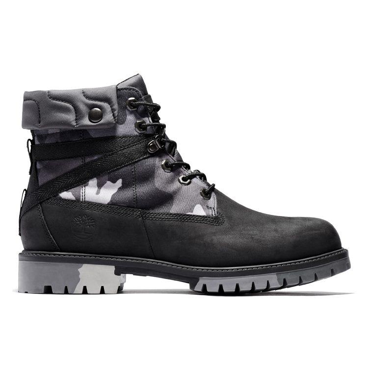 Timberland Heritage EK+ 6 Inch Waterproof Wide Fit Boot 'Grey Camouflage' A29P7001