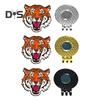 Tiger Golf Ball Marker with Hat Clip Magnetic Metal Golf Ball Marker Hat Clip Golfing Accessory for Men And Women