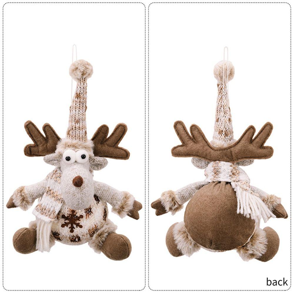 Soft Christmas Knitting Plush Doll Christmas Tree Decoration  Festive Decoration