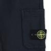 Stone Island Kids Solid Color Elastic Cuff Casual Mid-Length Sports Pants Kids bottoms Navy-Blue 811661520-V0020