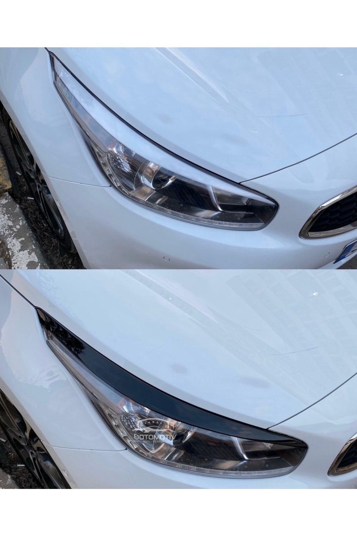 

Kia Ceed 2012-2016 Arası Far Kaşı Parlak Siyah Kaplama