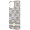 Dkny Dkhmp14Shcptse Iphone 14 / 15 / 136.1 Beżowy/Beige Hardcase Iml Checkered Mono Pattern & Printed Stripes Magsafe