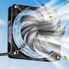 Universal 12V Adjustable Speed Router Cooling Fan for Weak Current Box Servers Perfect for Efficient Heat Dissipation
