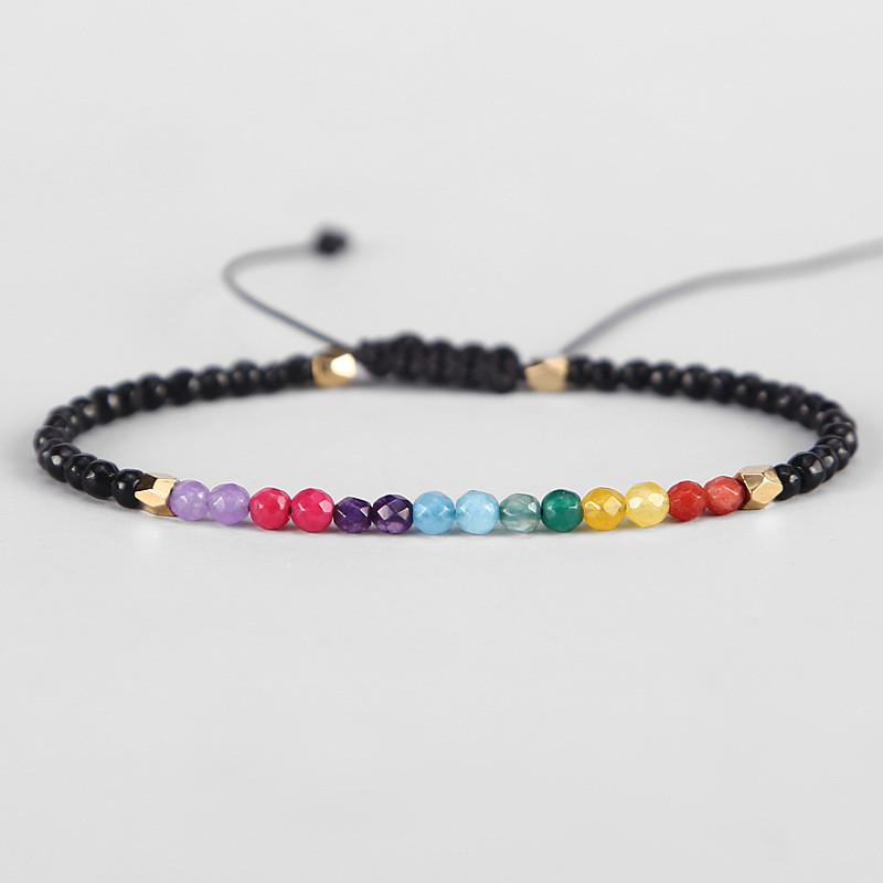 Handgefertigtes Böhmisches Achatperlen Sternbild Armband Für Damen Und Herren