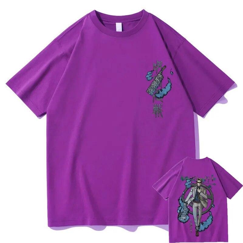 Japanese Anime Jujutsu Kaisen Nanami Kento Graphic Tshirt Unisex Vintage Manga T-shirt Short Sleeve Unisex Hip Hop Oversized Tees