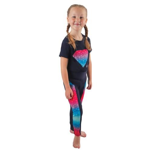 Little Rider Girls Dazzling Diamond Horse Riding Tights