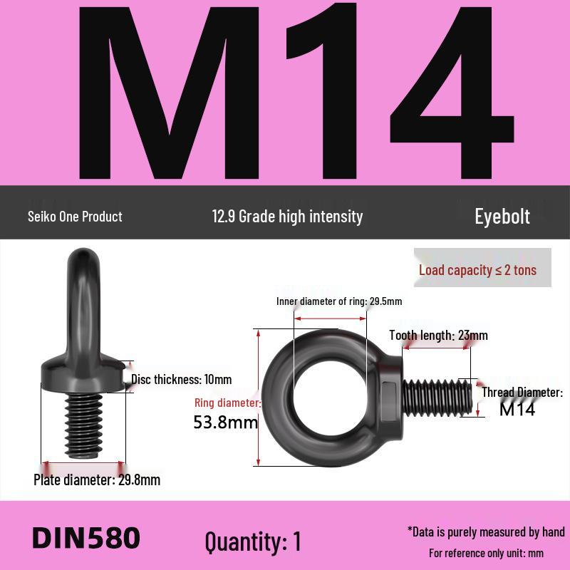 Lifting Eye Bolt Collection: Galvanized M8 & M10 with Ring for Mold