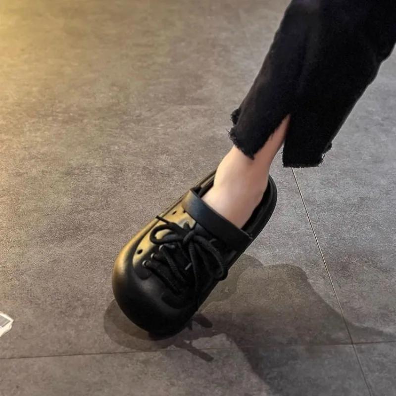 Fashion Shoes for Women Round Toe Slides Soft New Collection Shoe Eva Designer Luxury Woman Slippers Slip-resistant Waterproof Sandals