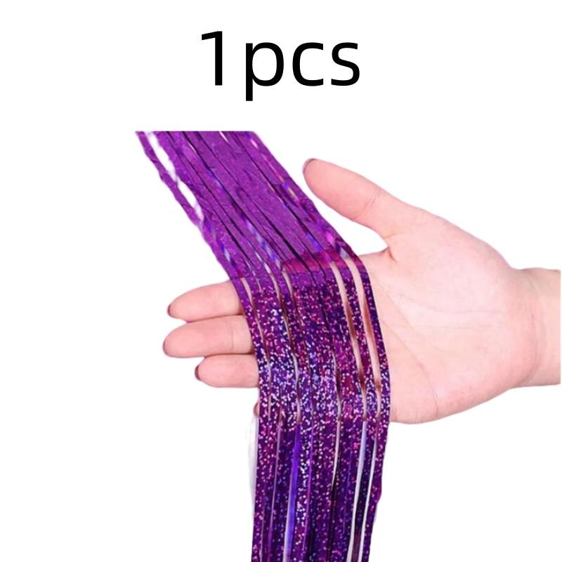 2Pack 2X1M Glitter Party Backdrop Metallic Foil Tinsel Fringe Curtain Birthday Wedding Bachelorette Decoration Adult Anniversary