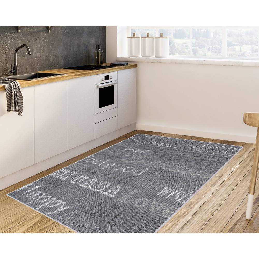 

Rovigo Home Моющийся ковер с принтом RGHM2011 80X150 серый