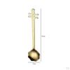 Creative Guitar Shape Spoons Stirring Dessert Ice Stainless Steel kitchen counter Cafe