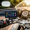 Přenosný navigační systém pro motocykly, 5,5palcový LCD displej, Bezdrátový CarPlay/Android Auto, Bluetooth/GPS displej pro motocykly