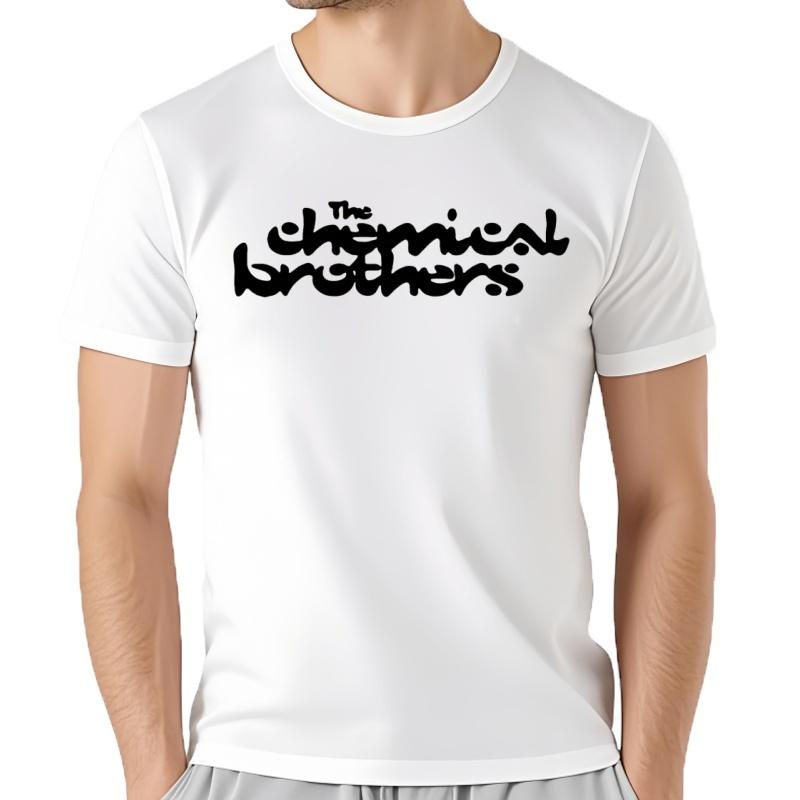 Camisetas Divertidas The Chemical Brothers Retro MúSico Para Hombr Y Mujer Camiseta Informal De Moda Cam