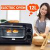 12L 220V 900W Household Multifunctional Electric Oven Intelligent Timing Kitchen Baking Toaster Grilled Chicken Wings Mini Oven