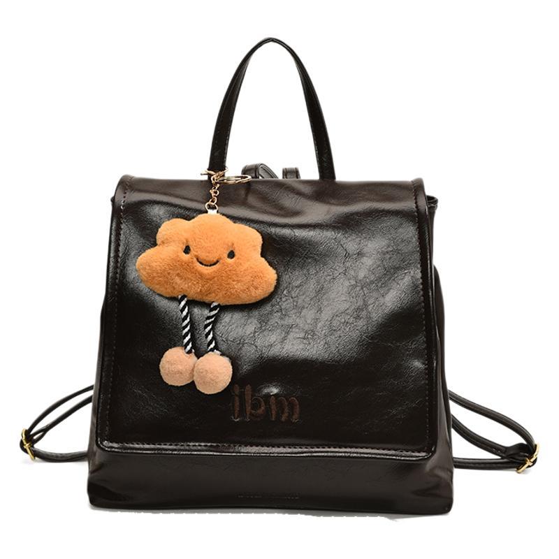 Autumn and winter retro premium women's backpack 2025 new versatile backpack college style small schoolbag