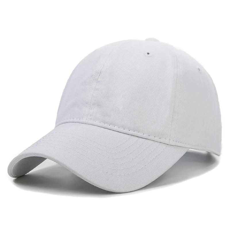 New Unisex Cap Plain Color Washed Cotton Baseball Cap Men & Women Casual Adjustable Outdoor Dad Hats