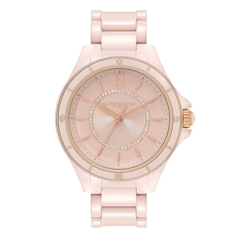 

Authorized distributor [OLIVIA BURTON] olivia burton clock watch ladies ob24000035 sports Luxe 36mm ceramic blush bracelet watch