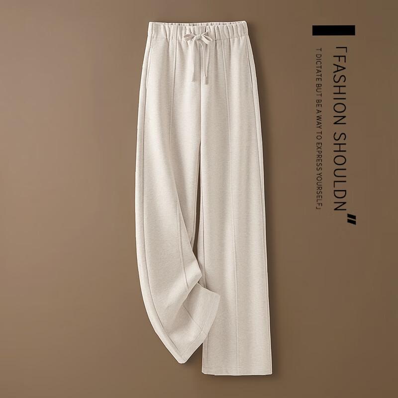 

Women s Solid Drawstring High-Waist Casual Sweatpants XL