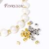2.5*2mm Tube Beads For Jewelry 18K Gold Plated Metal Beads Separators,Bracelets Beads For DIY Beading Findings