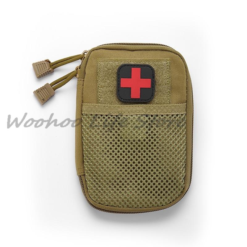 

Tactical IFAK Medical Pouch Molle Compatible Nylon First Aid Bag for Outdoor Camping Hiking New хакі