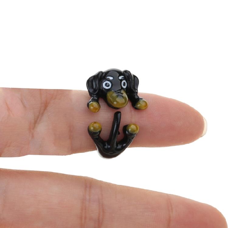 

Dog Elephant Open Rings Adjustable Finger Rings Simple Jewelry for Women Girls 1