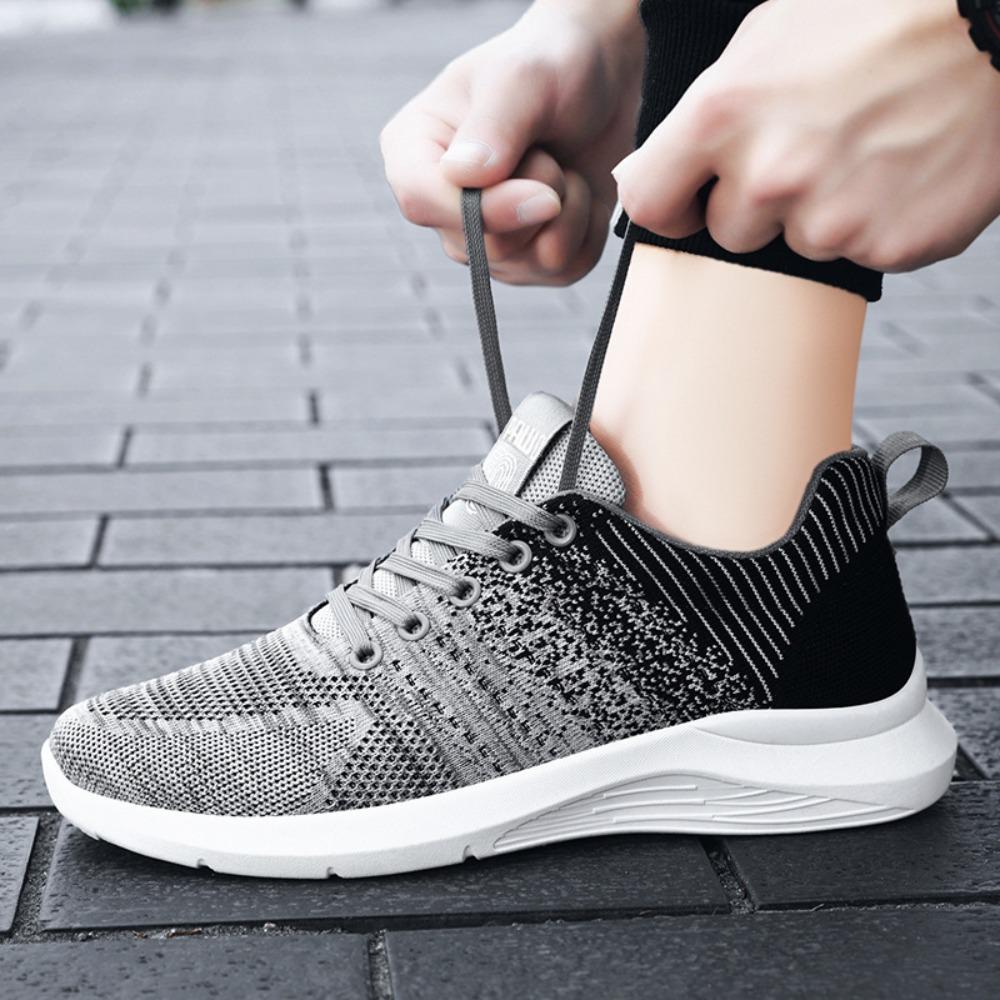 2026 Herren Sneaker Frühling Lässig Atmungsaktiv Einzelne Schuhe Ultraleicht Weichsohlige Laufschuhe Trendige Sport-Tennisschuhe