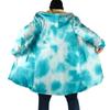 Men's Color Printed Velvet Thickened Long Jacket Men's Casual Large Size Zipper Jacket
