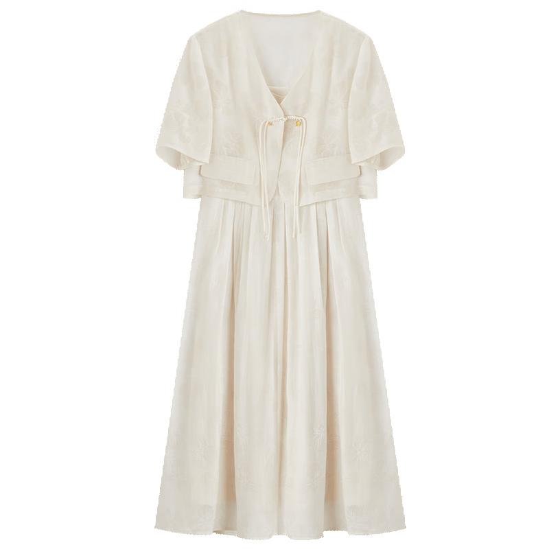 Xiangying Chinese Style Two-Piece Dress Set S