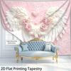 2D Aesthetic Romantic Angel Wing Tapestry Bedroom Background Decor