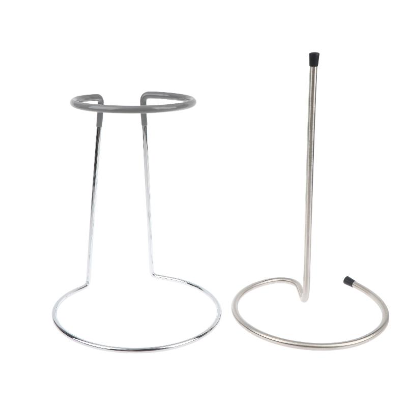 Creative Wine Decanter Drying Rack Simple Metal Decanter Holder Stand For Home Bar Kitchen Wine Bottle Drainage Display Storage