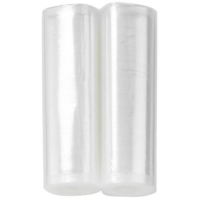 Lot de 2 rouleaux de conservation pour machine à emballer sous-vide MAGIC VAC sans BPA