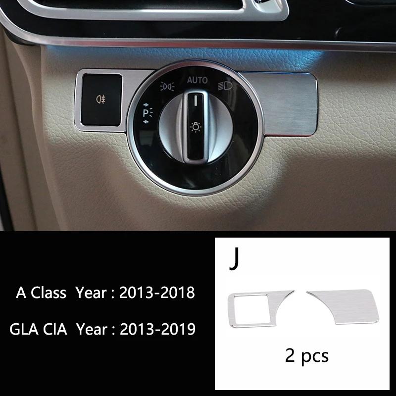 Para Mercedes Benz Classe A CLA GLA W176 C117 Cinzeiro da Consola Central do Carro Caixa de Câmbio Porta Copos Capa Tira de Acabamento Moldura