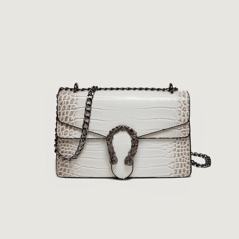 

Новая модная сумка с узором змеи, на одно плечо, через плечо, трендовая женская сумка бежевый