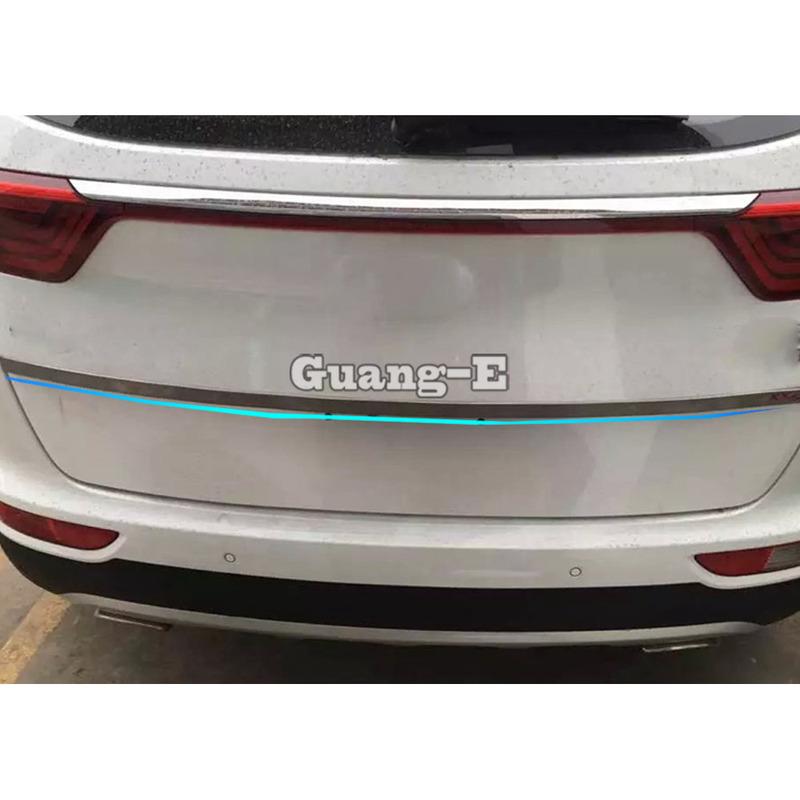 Achter Achterklep Kenteken Achterklep Bumper Frame Plaat Sierlijst Kofferbak Kap Voor Kia Sportage KX5 2016 2017 2018