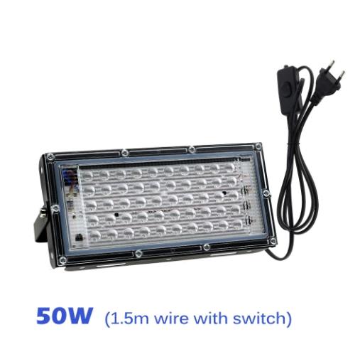 50W 100W Led UV Floodlight Ultraviolet Stage Lamp  LED Stage Blacklight Waterproof Disco Party Stage Backlight