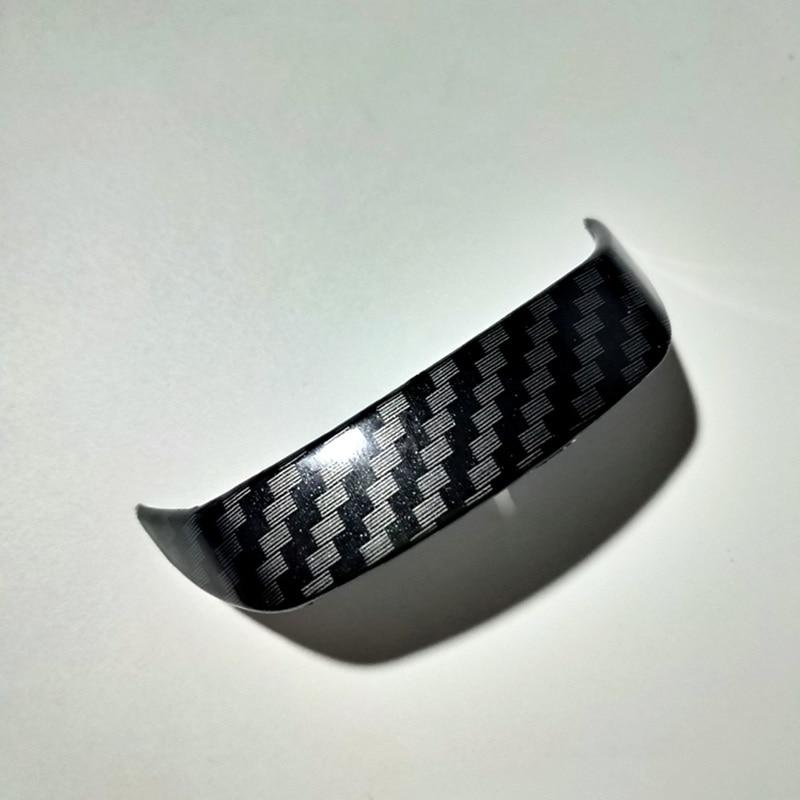 For Subaru Forester 2013-2015 XV 2012-2014 ABS Carbon Fiber Steering Wheel Strip Cover Sticker Decoration