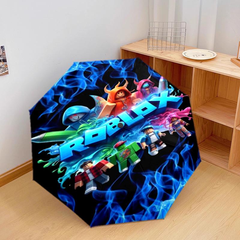 Roblox Quest Automatic Umbrella - Suitable Travel Outdoor Portable Umbrella Birthday Gift Daily Essentials