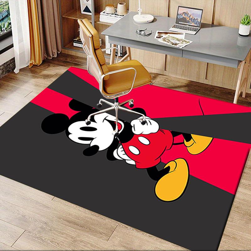 Office Rug Mickey Mouse, Classic theme 3D Printed Anti-Slip Rug-Machine Washable for Living Room