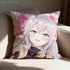 Alya R-Roshidere Pillow Case For Sofa Decor Car Office Room Printing Cushion Cover Decorations and Protector