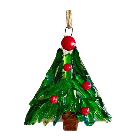 Crystal Christmas Tree Ornaments Clear Wreath/Tree Christmas Hanging Ornament for Holiday Indoor Outdoor Home Decor