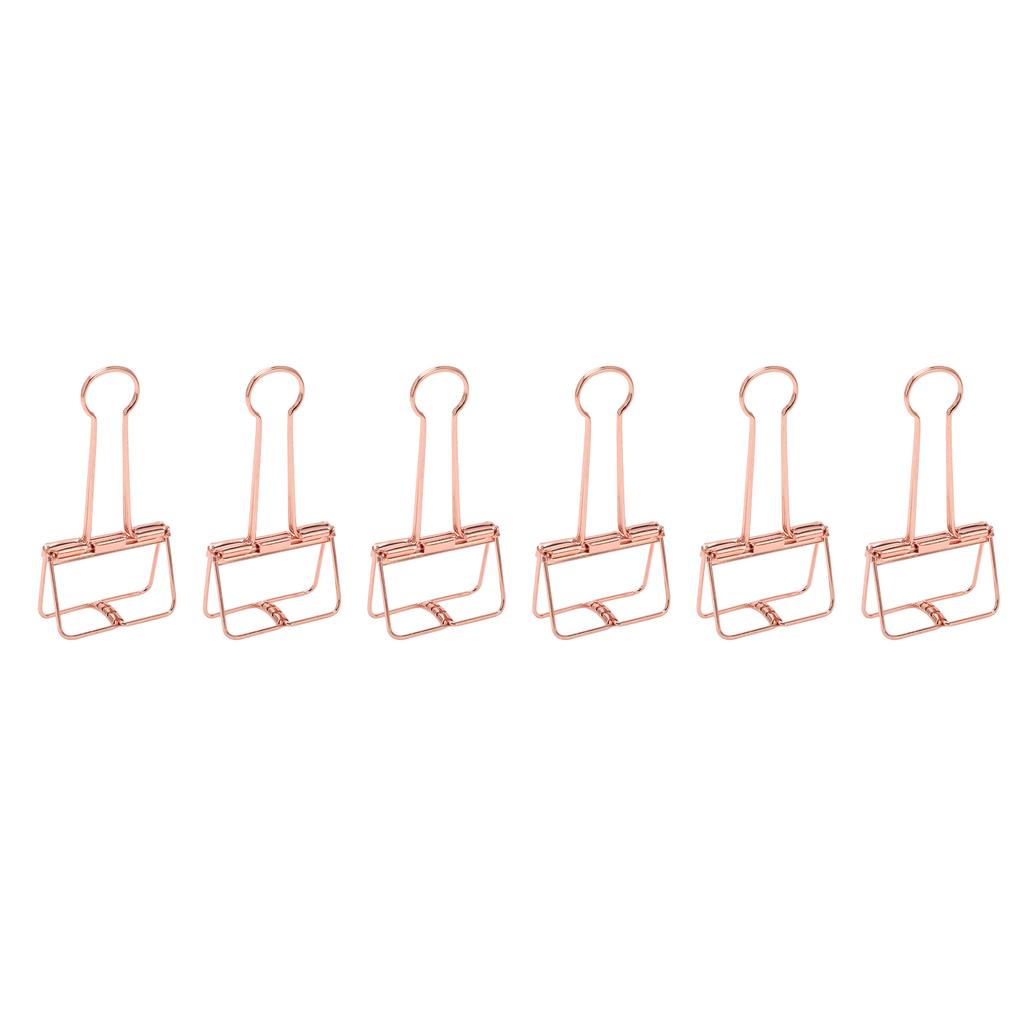 30Pcs Wire Binder Clips 2in Wide Hollow Out Strong Metal Wide Application Metal Binder Clips for Home Office School