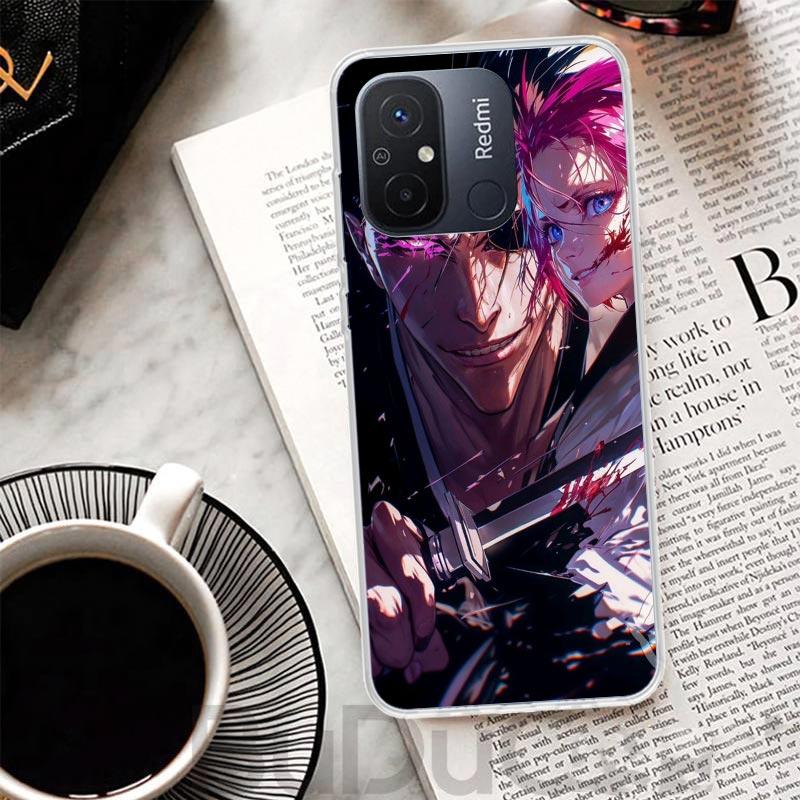 Zaraki Kenpachi Bleach Cover For Xiaomi Redmi 14C 13 13C 12 12C 10 10C 9 9C 9T 9A Phone Case 10A 8A 8 7A 7 6A 6 Pro K70 K60 K40