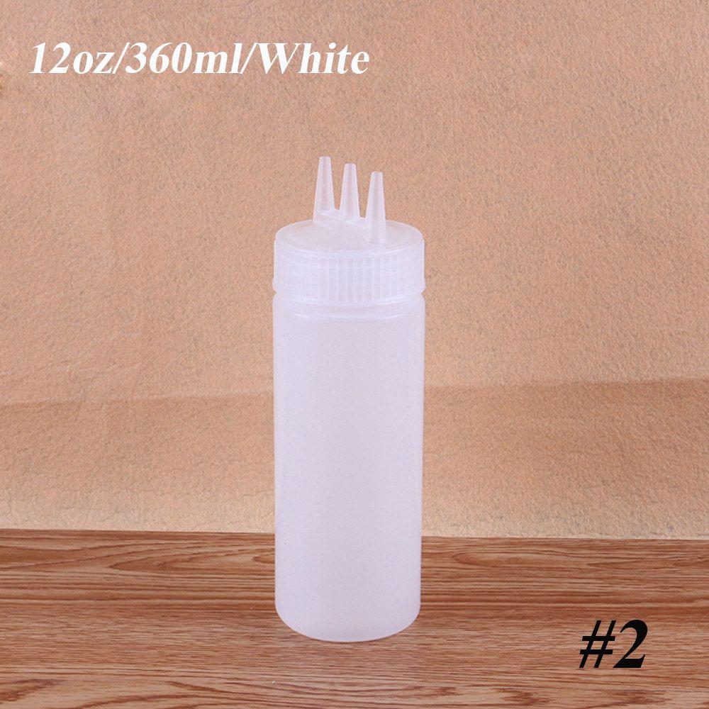 Ketchup Condiment Vinegar Oil 3 Hole Cruet Bin Dispenser Squeeze Bottle