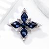 Strong Zinc Alloy Rhinestones Brooch Glittering Octagram Pattern For Women’s Fashion Decoration