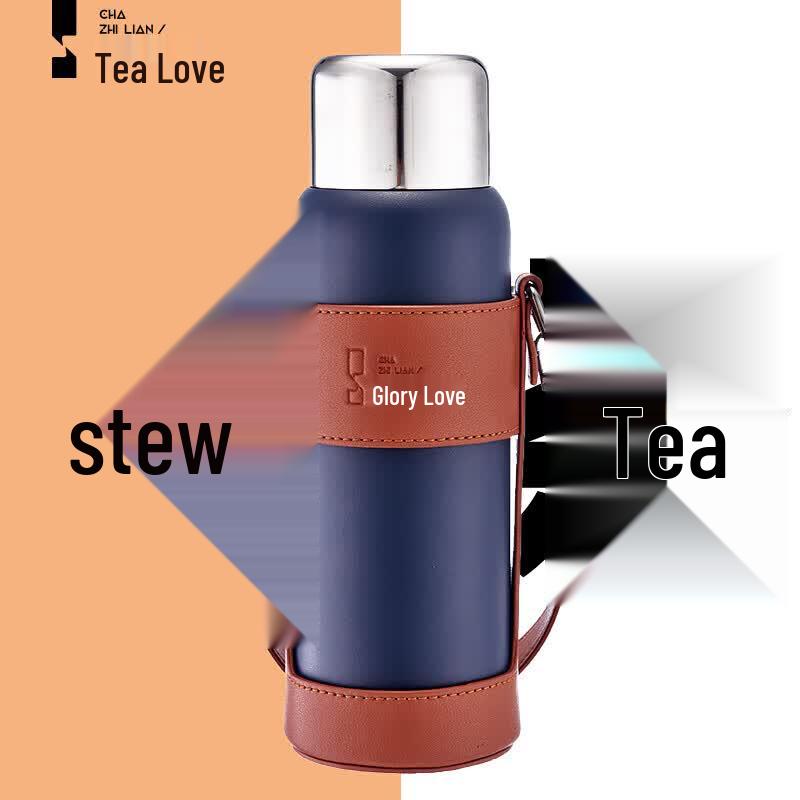 Tea Love Smart Temperature Display Stainless Steel Insulated Tea Tumbler